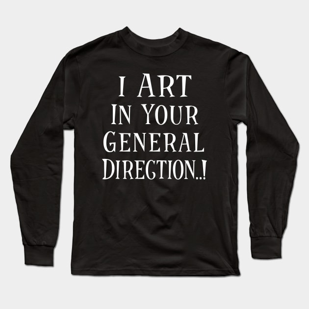 Art Direction Long Sleeve T-Shirt by Lin Workman Art